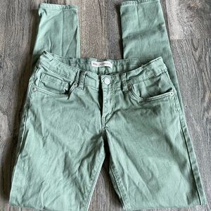 Levi’s Sage Green 710 Super Skinny Pants, girls size 14